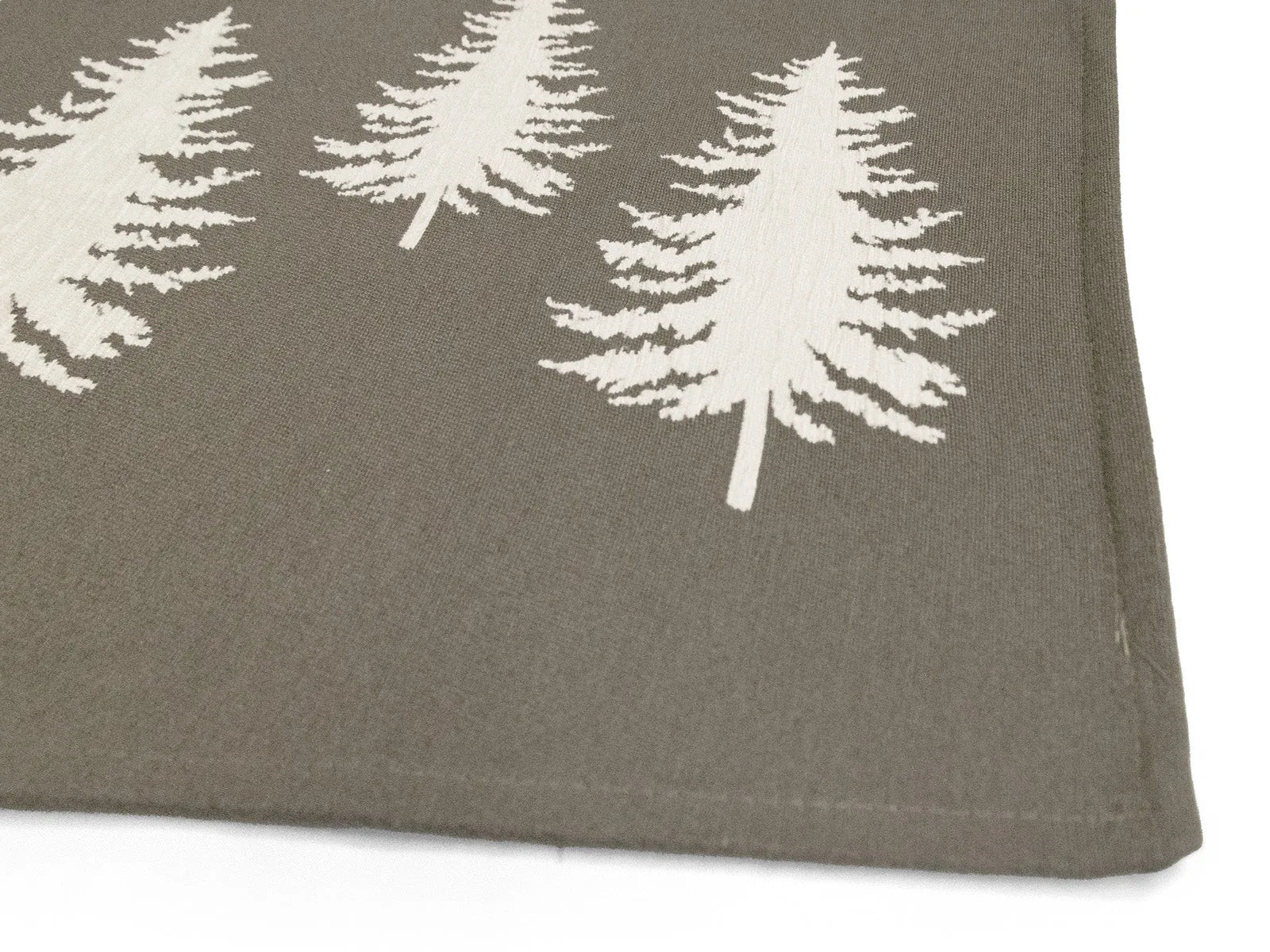 Tappeto Alberi con antiscivolo colore fango detaglio