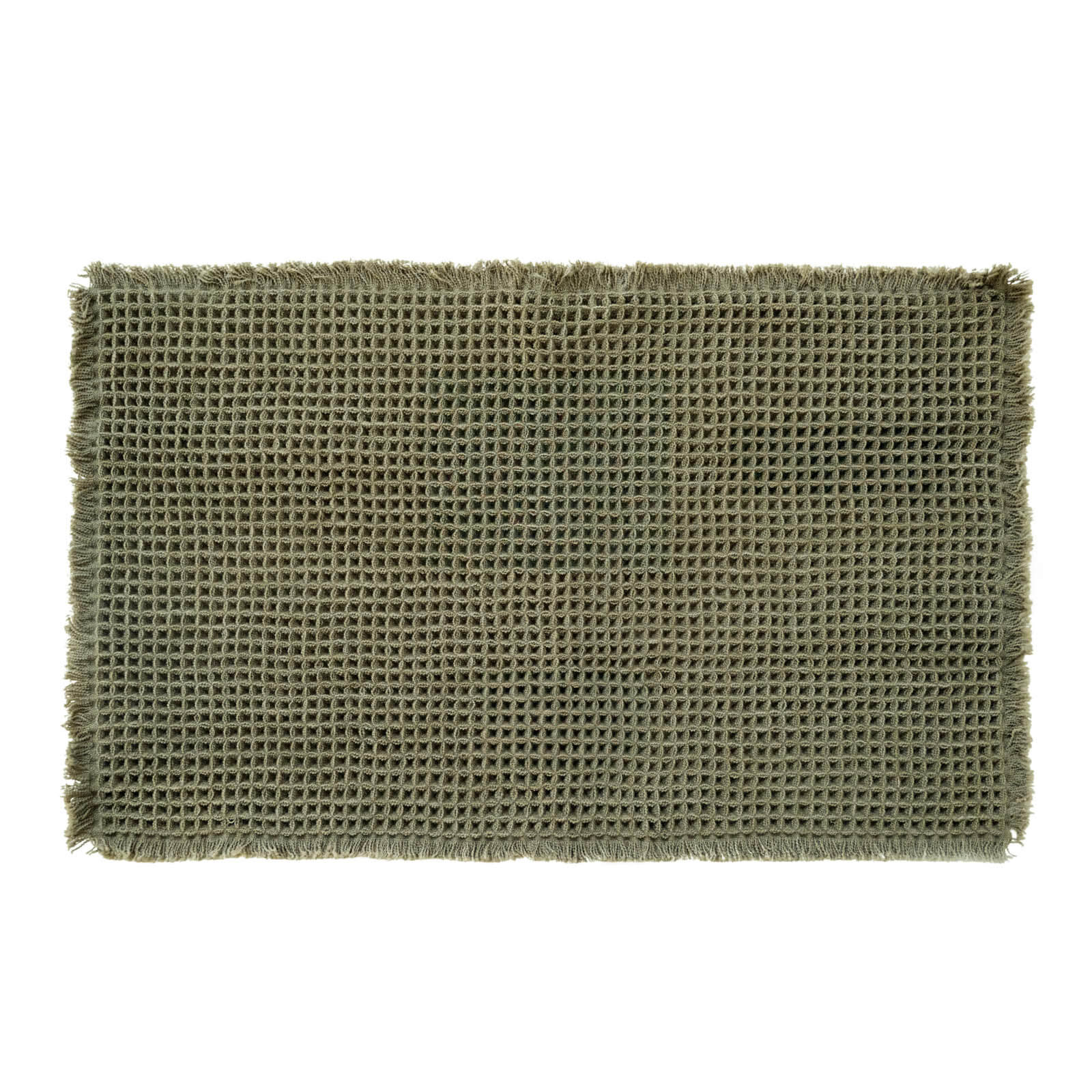 Tappeto con antiscivolo invisibile, Alma dettaglio smoke green