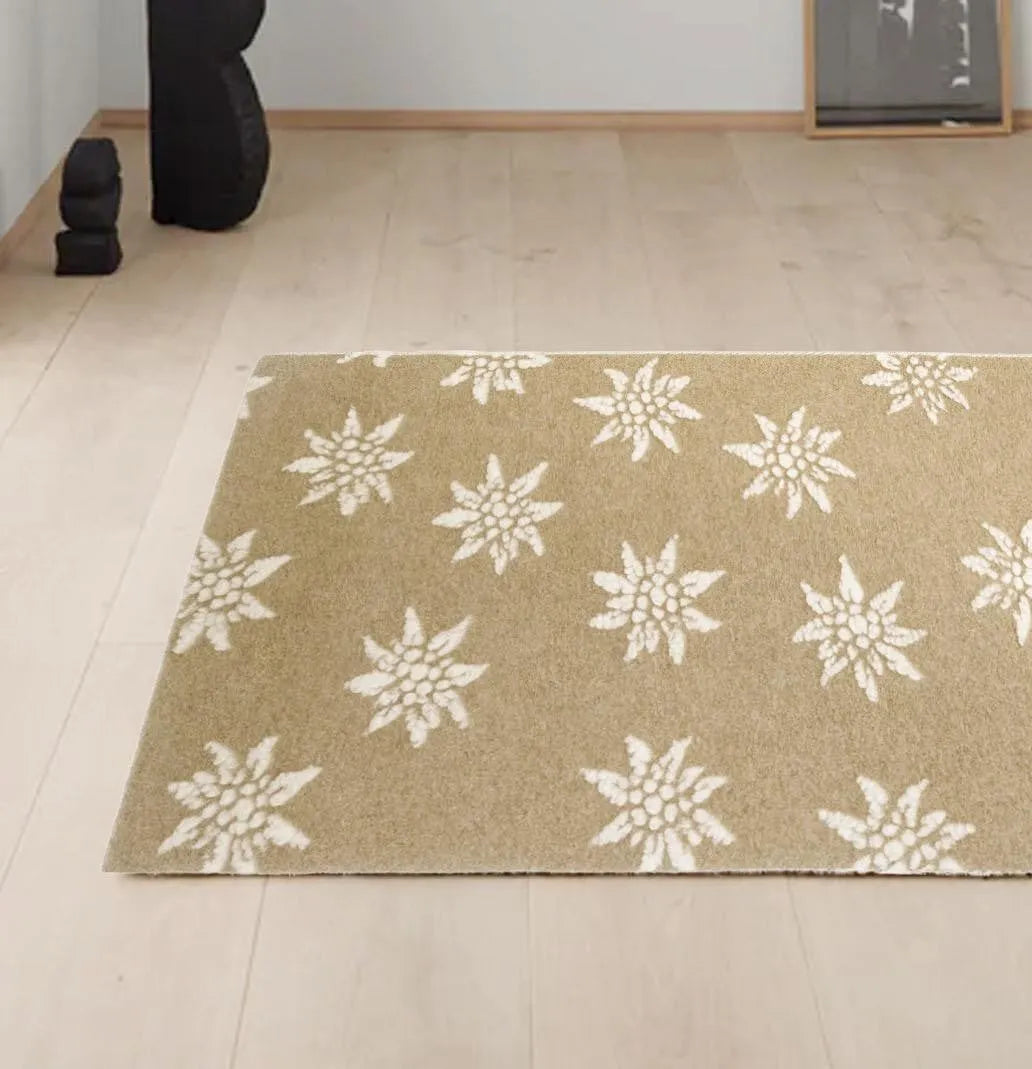 Tappeto in Lana Soffiata Edelweiss Naturale – Made in Italy