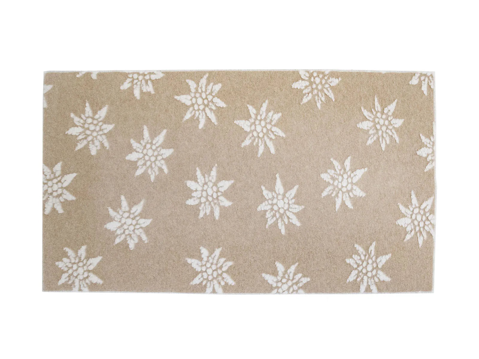 Tappeto in Lana Soffiata Edelweiss Naturale – Made in Italy.