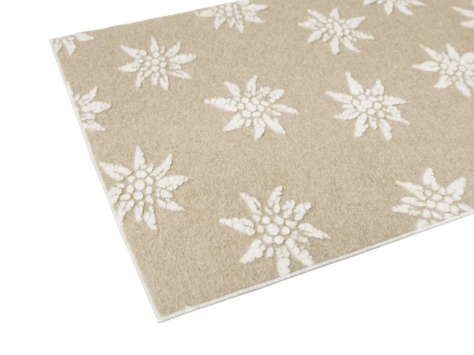Tappeto in Lana Soffiata Edelweiss Naturale – Made in Italy