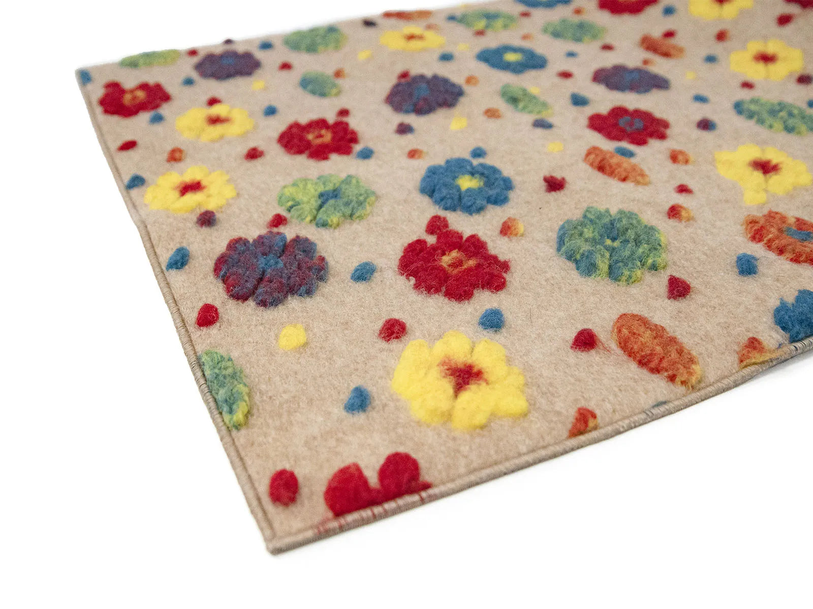 Tappeto in Lana Soffiata Spring Naturale – Made in Italy dettaglio