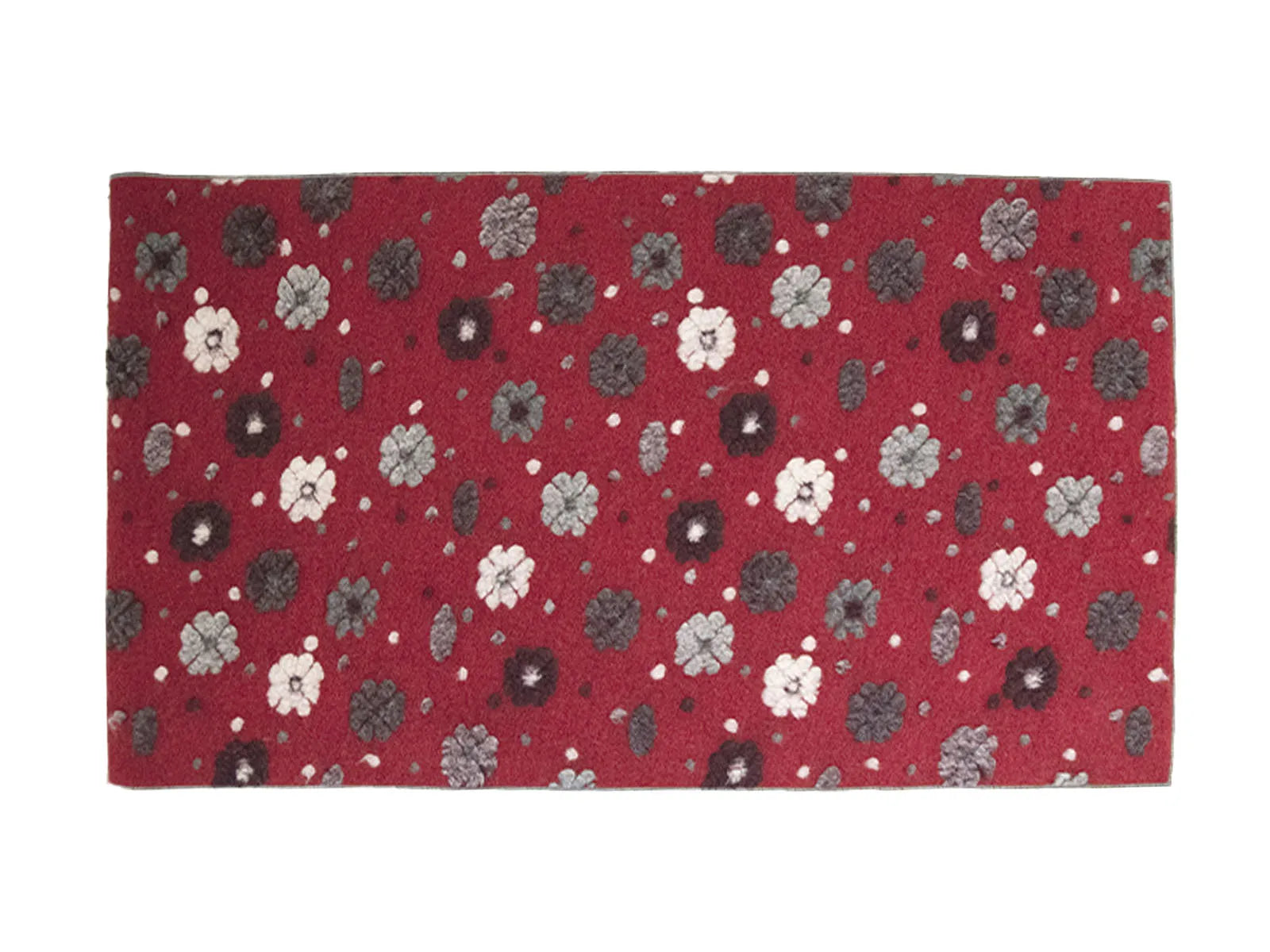 Tappeto in Lana Soffiata Spring Rosso – Made in Italy intero