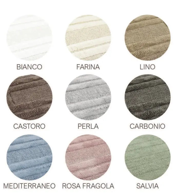 Tappeto scendibagno con antiscivolo, Sirio tutti i colori