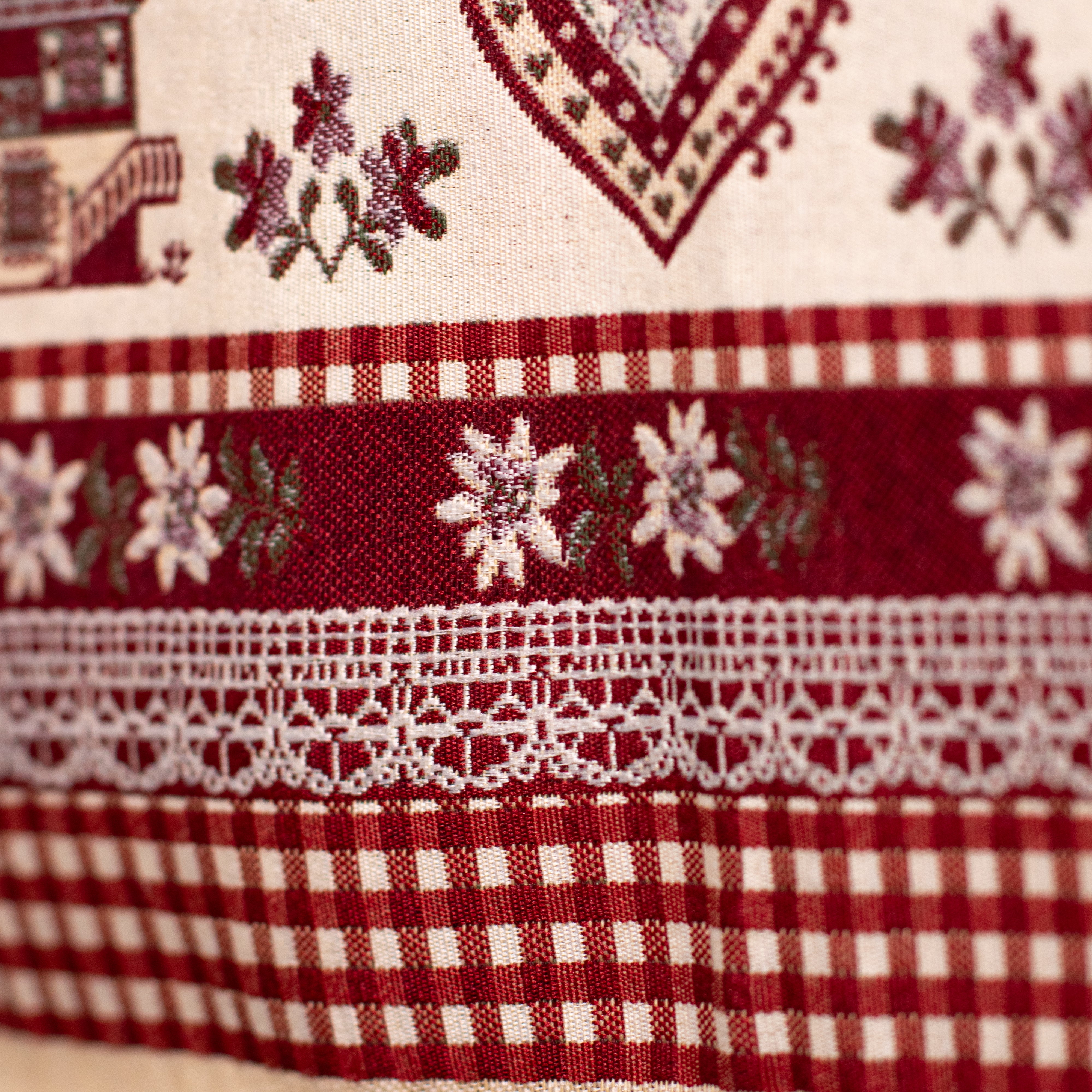 Tovaglia lagorai Daunex dettaglio tessuto