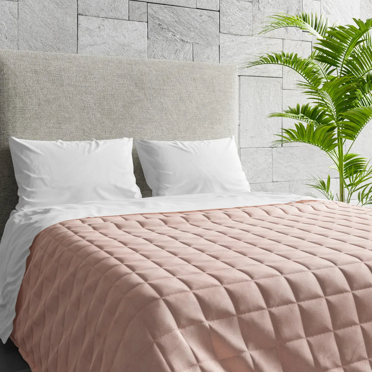Trapuntino Primaverile - Deluxe Bicolore Double-Face colore rosa