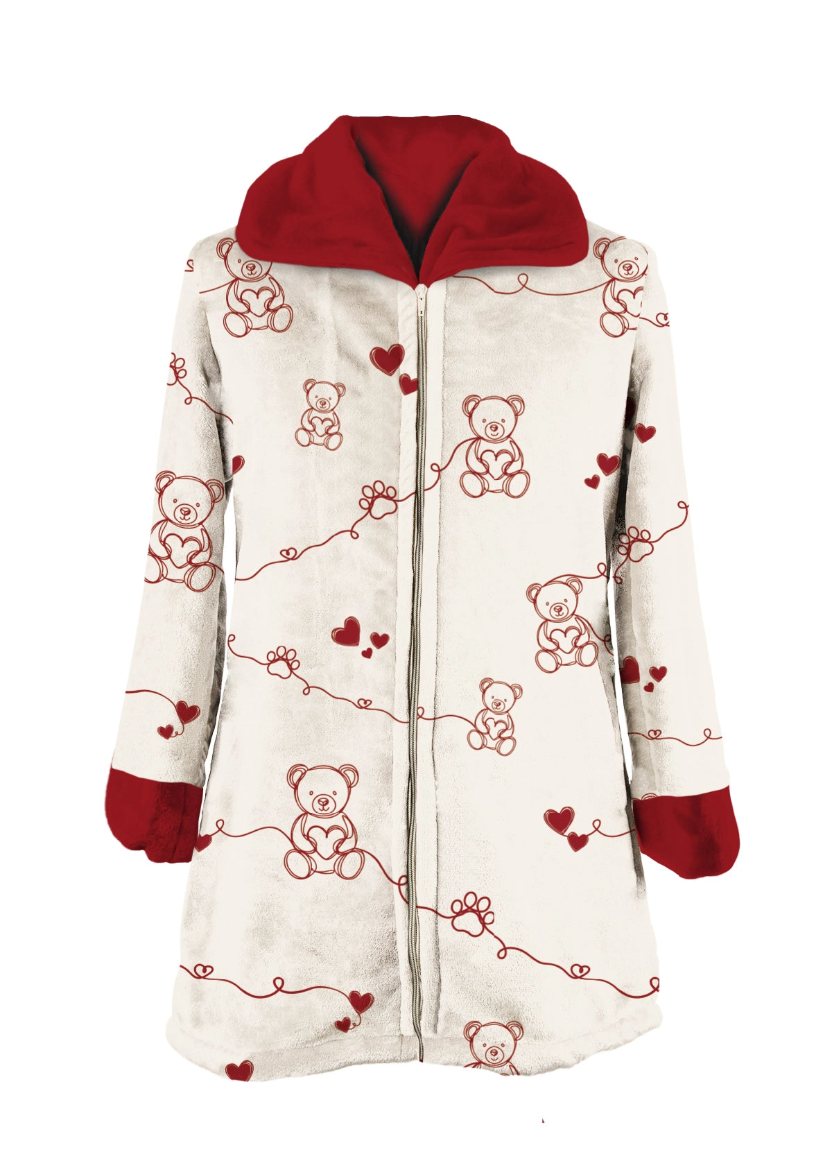 Vestaglia Donna Dreaming Bear colore naturale