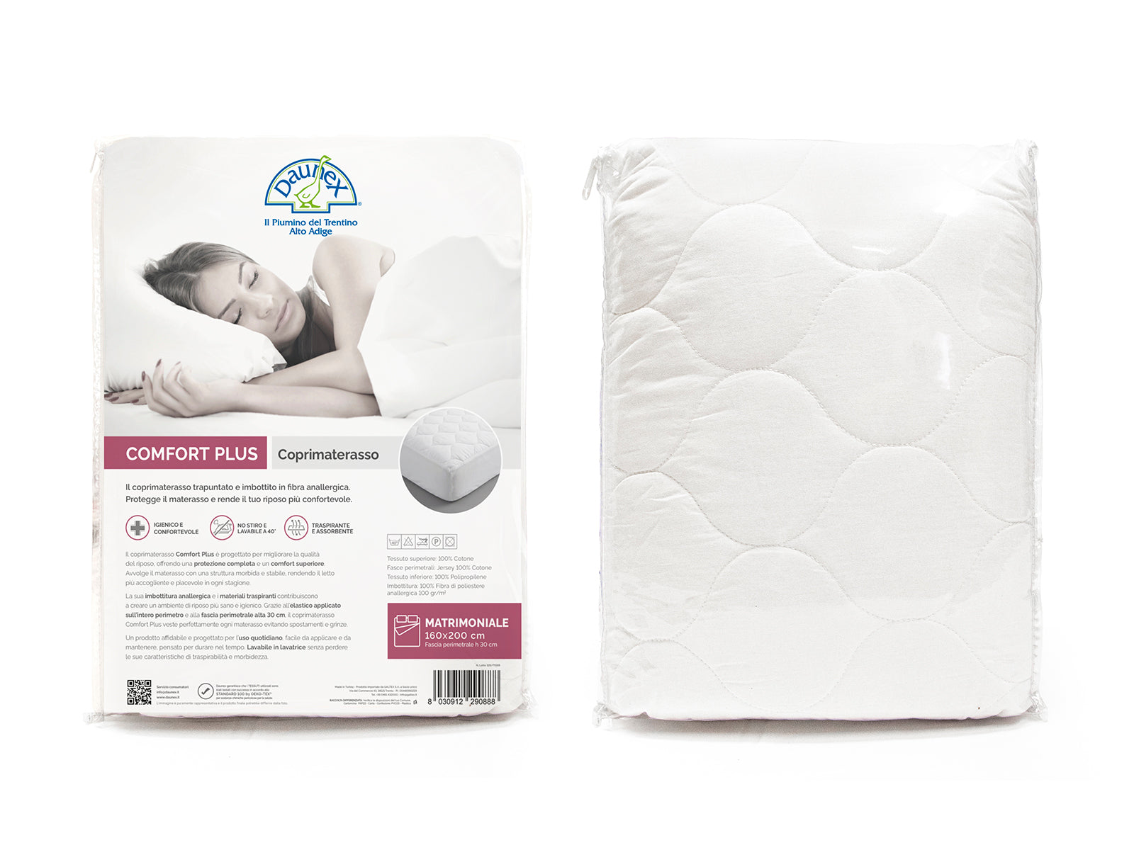 Coprimaterasso comfort plus Daunex
