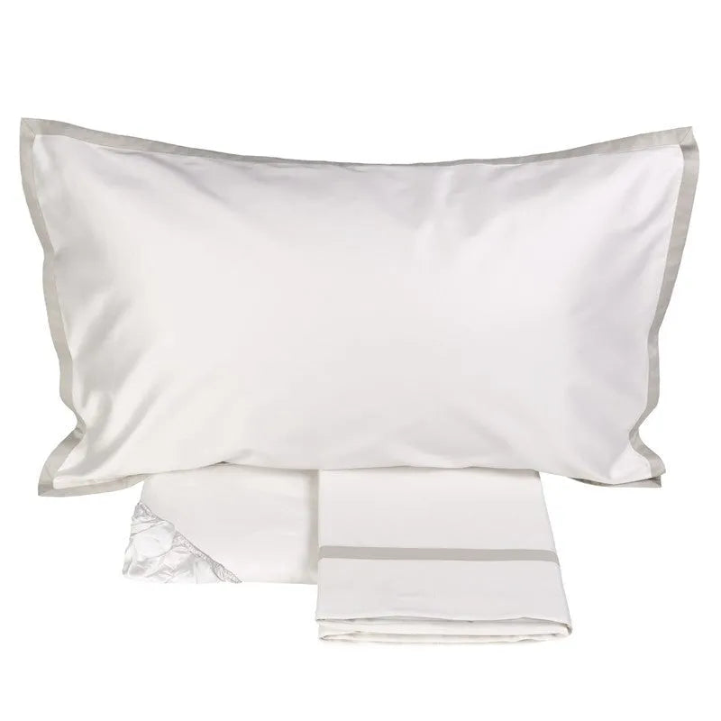 Completo lenzuola fazzini matrimoniale in puro percalle, Hellen - Home Loves