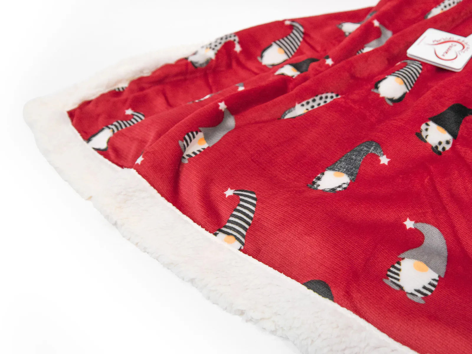 Plaid morbidotto Daunex disegno Hobbit colore bordeaux - Home Loves