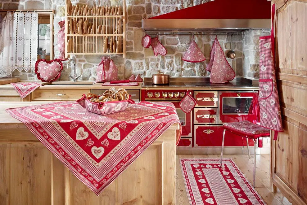 Tessuto st.moritz Daunex colore rosso - Home Loves