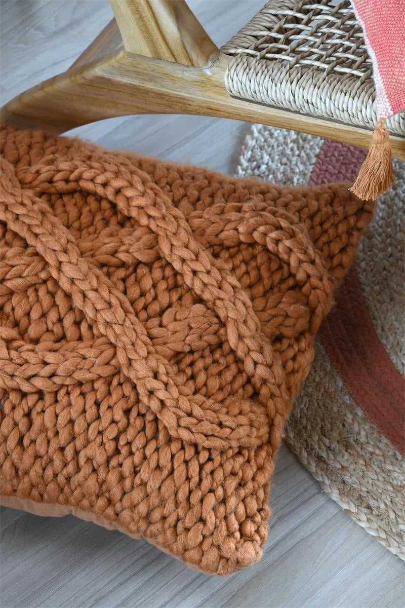 Cuscino decorativo adonis sfoderabile colore terracotta - Home Loves