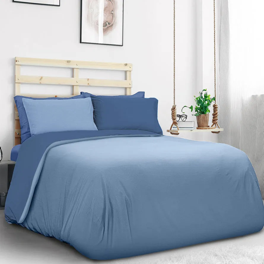 Completo copripiumino Jersey Daunex no stiro - Home Loves