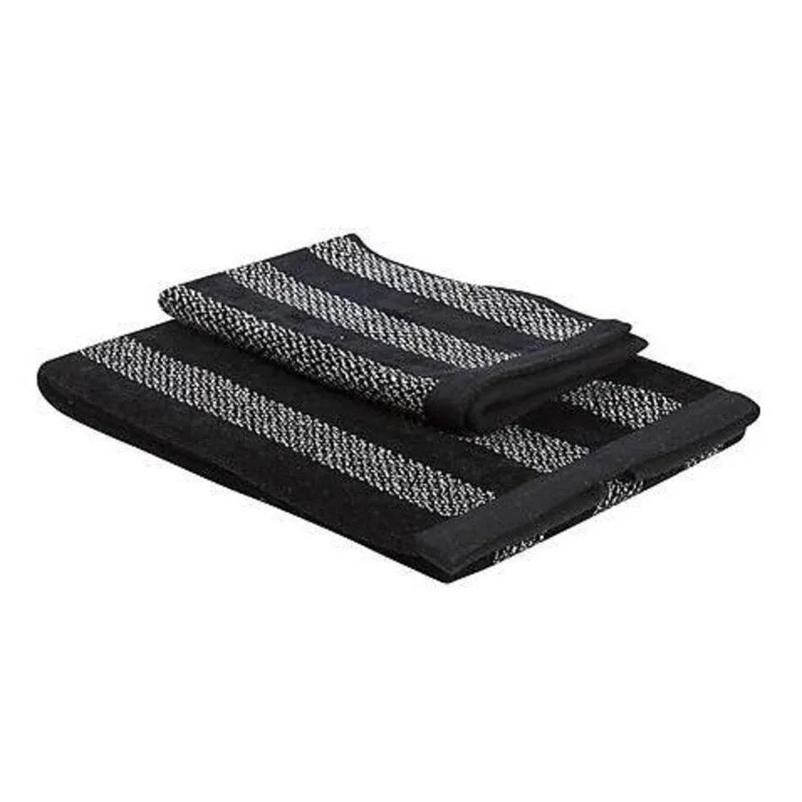 Coppia di asciugamani alanis in spugna di puro cotone velour Daunex - Home Loves