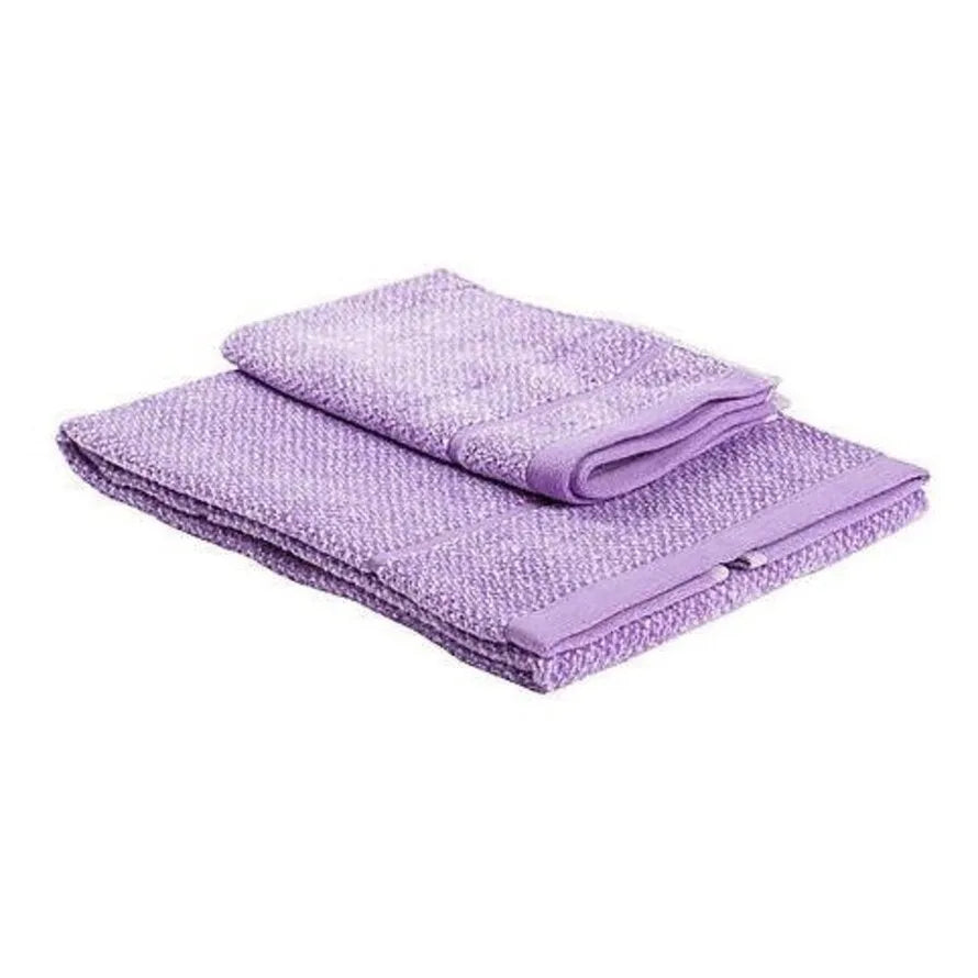 Coppia di asciugamani Dafne in spugna di puro cotone velour Daunex - Home Loves