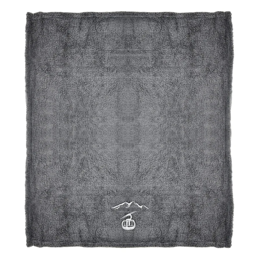 Plaid morbidotto ricamato seggiovia Daunex prime - Home Loves