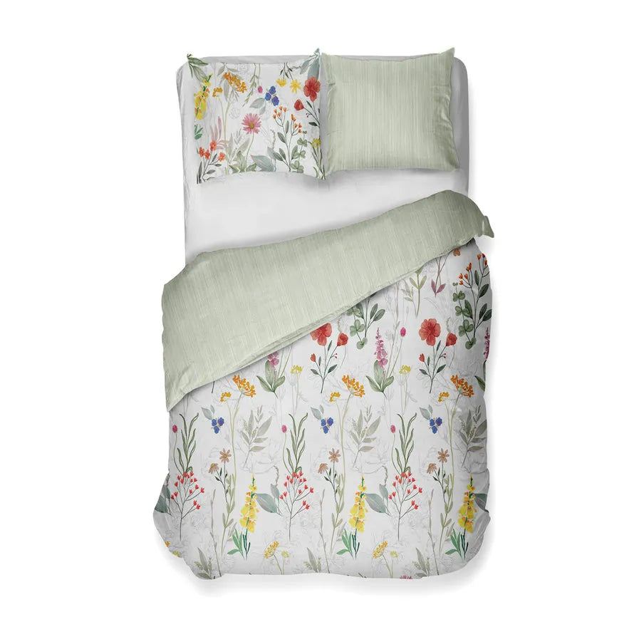 Parure copripiumino in puro cotone Daunex Alpen multicolore - Home Loves