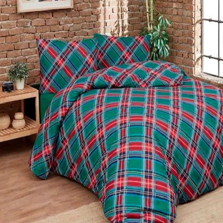 Parure copripiumino in puro cotone Daunex, British - Home Loves