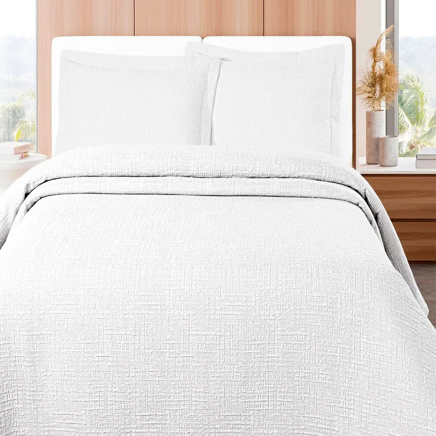 Copriletto in piquet di puro cotone Daunex raffaello - Home Loves