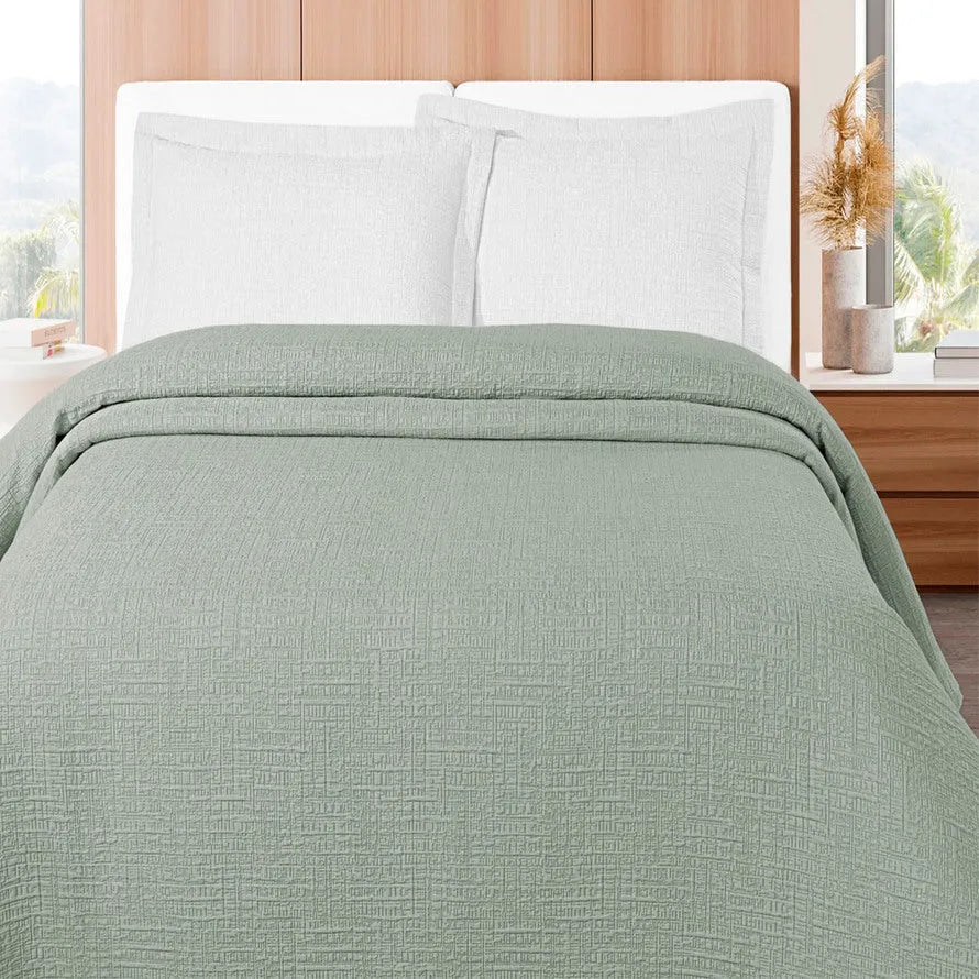 Copriletto in piquet di puro cotone Daunex raffaello - Home Loves