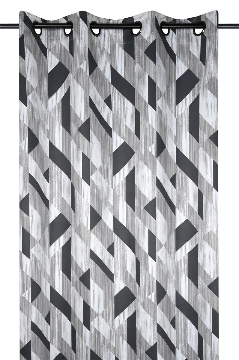 Tenda oscurante austin colore grigio, 140×260 anelli fissi - Home Loves