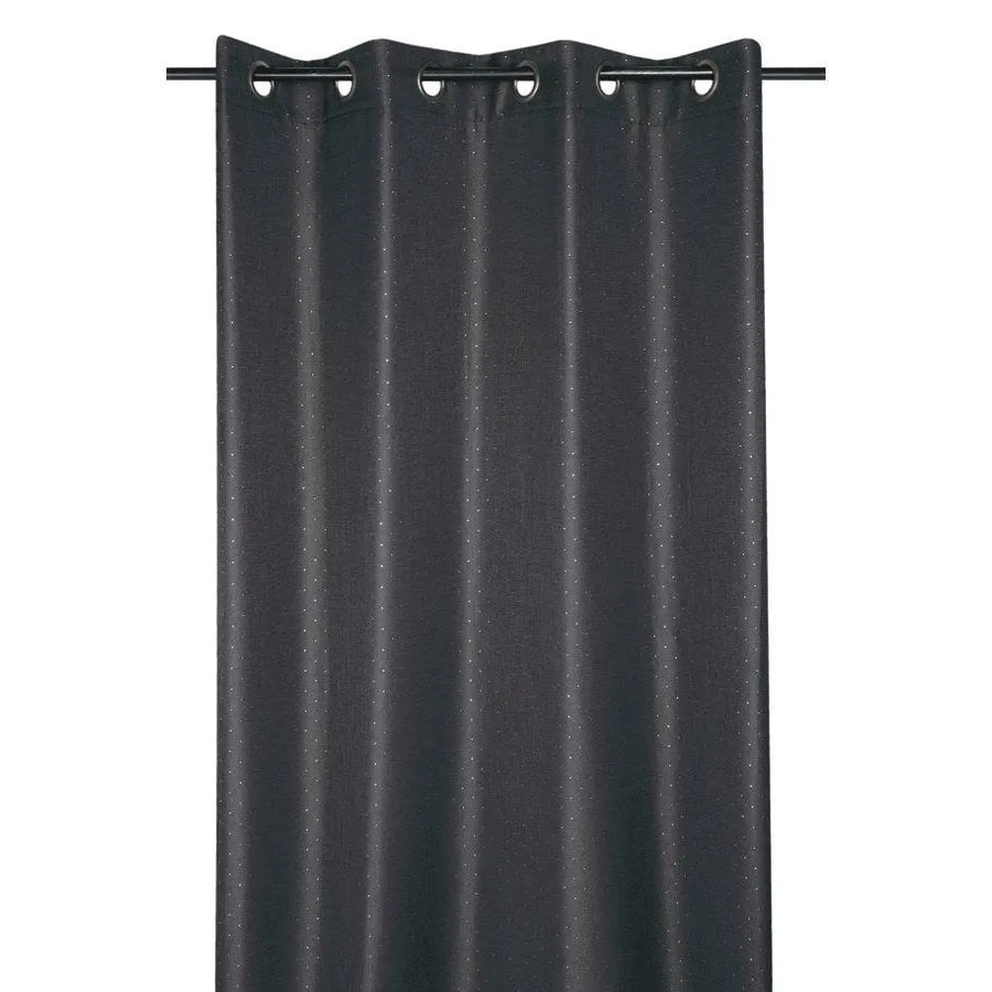 Tenda snowing oscurante colore antracite, 140×260 anelli fissi - Home Loves