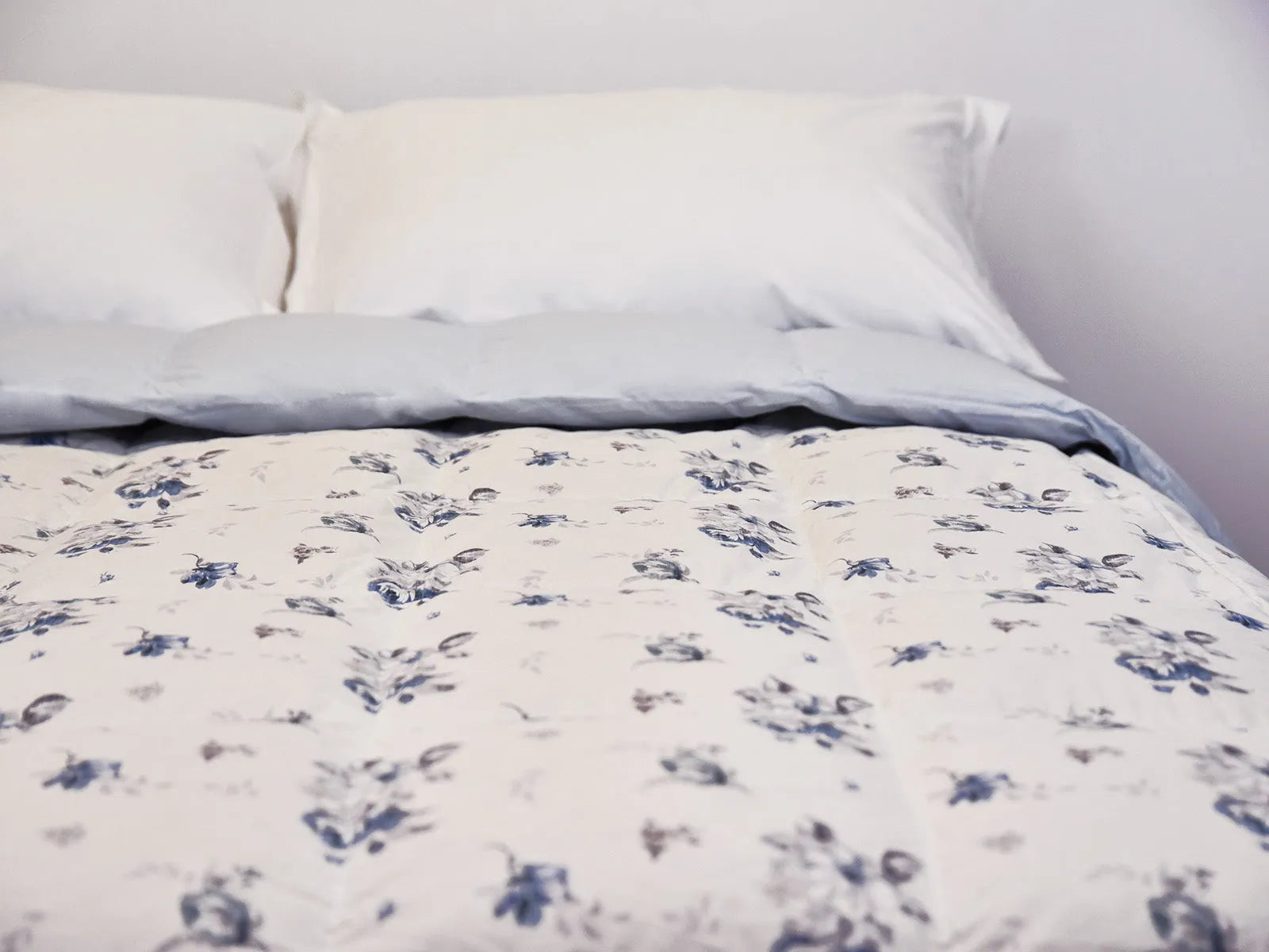 Trapunta in piumino d'oca matrimoniale Daunex elite sestriere fantasia floreale - Home Loves