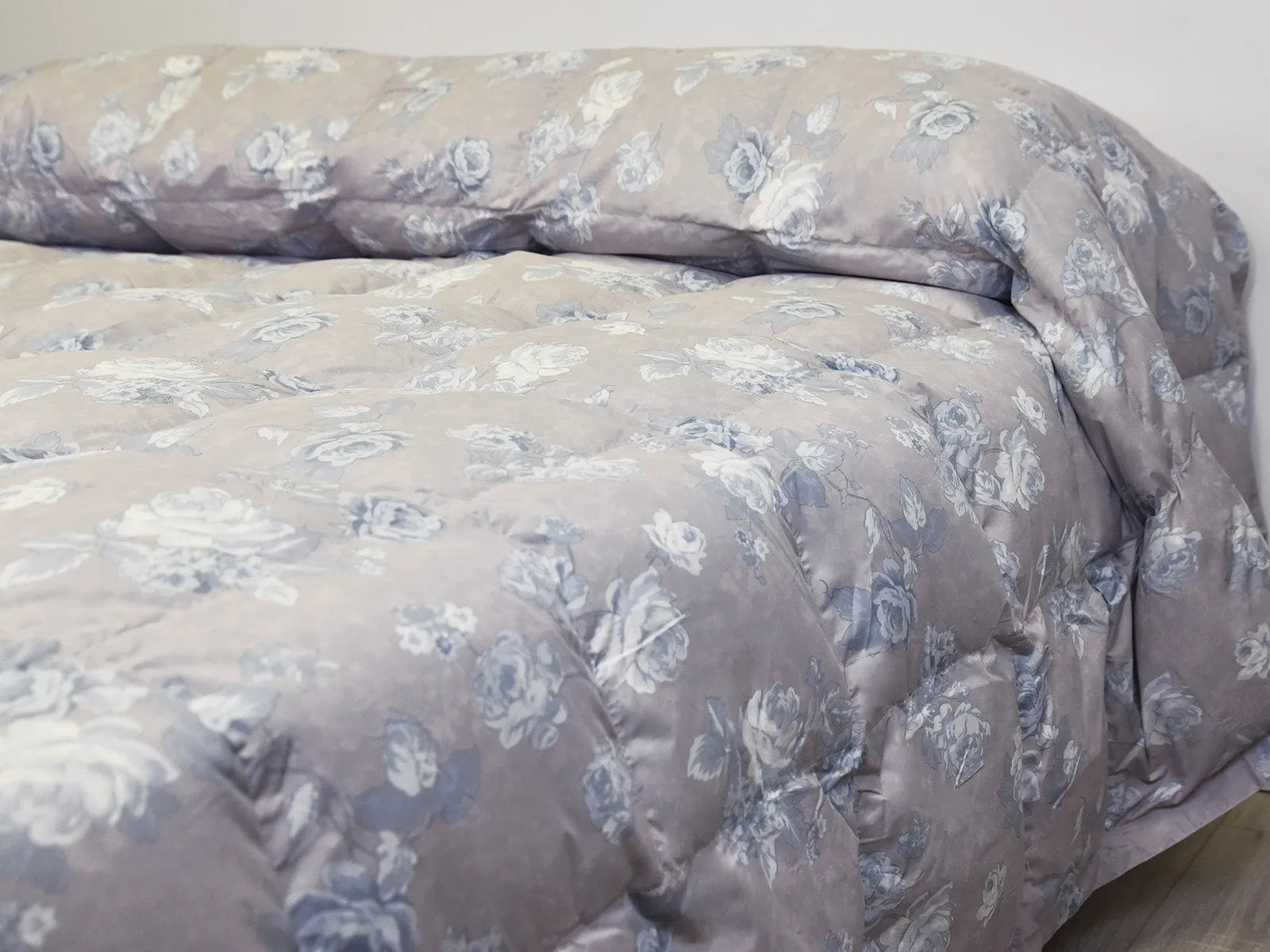Trapunta in piumino d'oca matrimoniale Daunex elite sestriere fantasia floreale - Home Loves