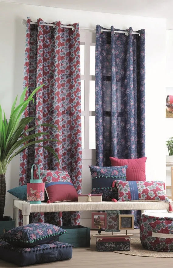 Cuscino arredo bohochic sfoderabile colore bordo - Home Loves