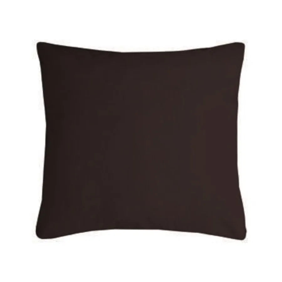 Cuscino arredo imbottito colore cioccolato non sfoderabile - Home Loves