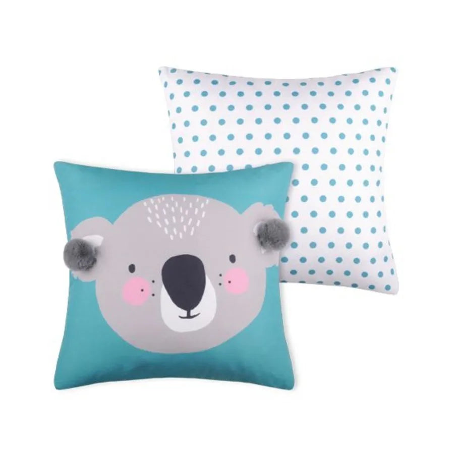 Cuscino arredo koala sfoderabile colore azzurro - Home Loves