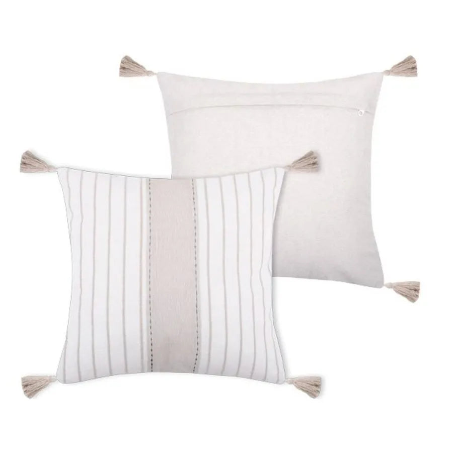 Cuscino arredo monica sfoderabile colore naturale - Home Loves