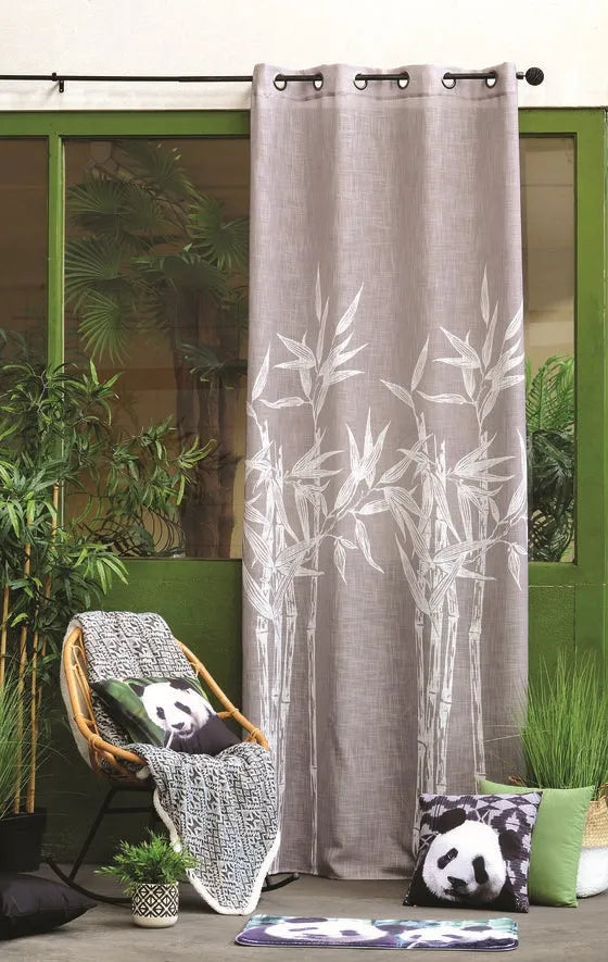 Cuscino arredo panda sfoderabile colore grigio-bianco - Home Loves