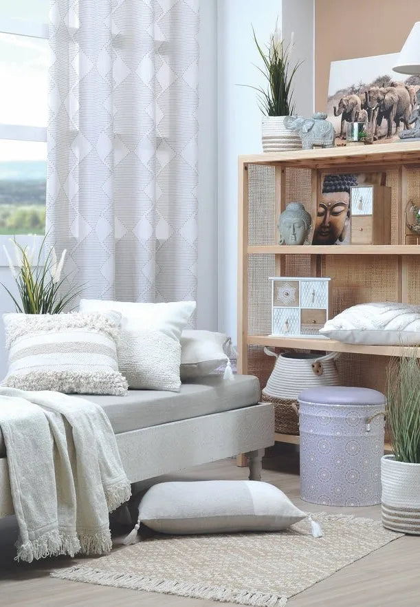 Cuscino arredo taipei sfoderabile colore naturale - Home Loves