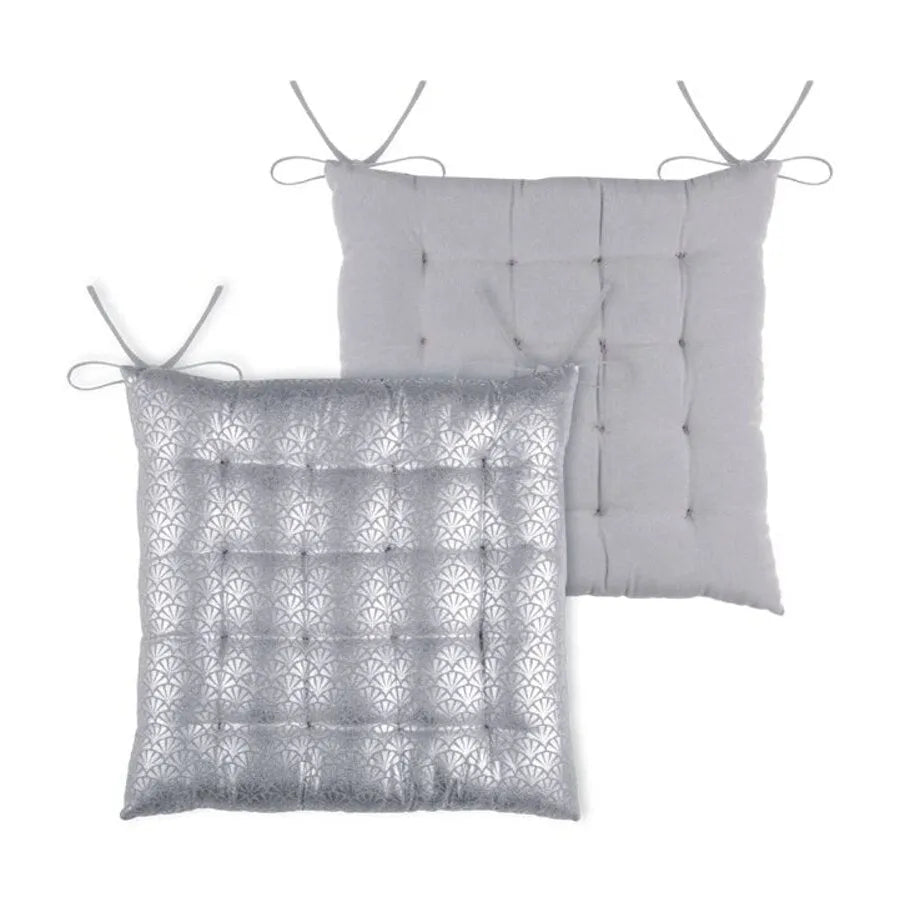 Cuscino per sedia con i laccetti, ulrik colore naturale 16-punti - Home Loves