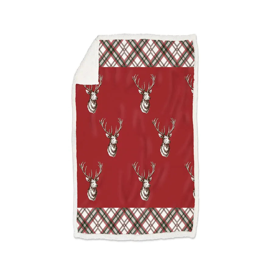 Plaid morbidotto stampato Daunex misura 130 x 160 cm trofeo - Home Loves