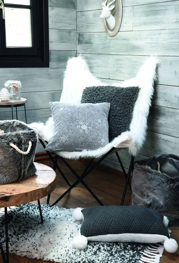 Tappeto inuit misura 60 x 90 cm colore grigio - Home Loves