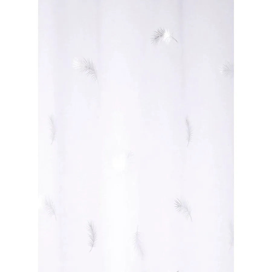 Tenda bohemian leggera colore bianco, 135×260 anelli fissi - Home Loves