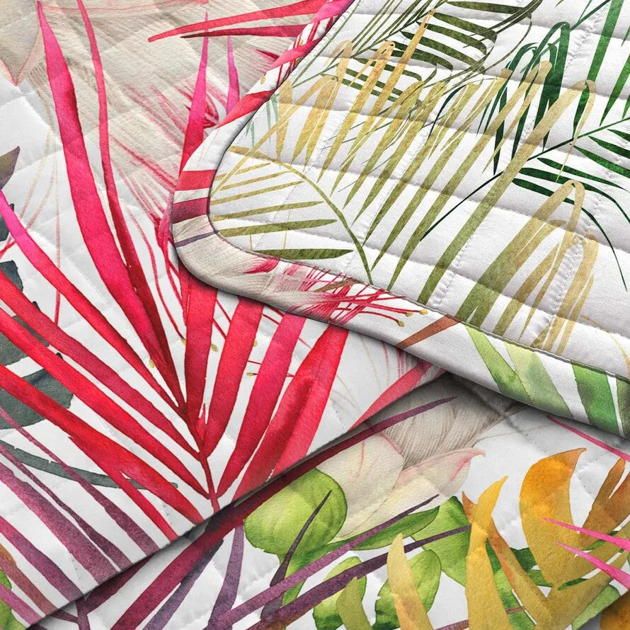 Trapuntino double-face matrimoniale felci Daunex stampa digitale - Home Loves