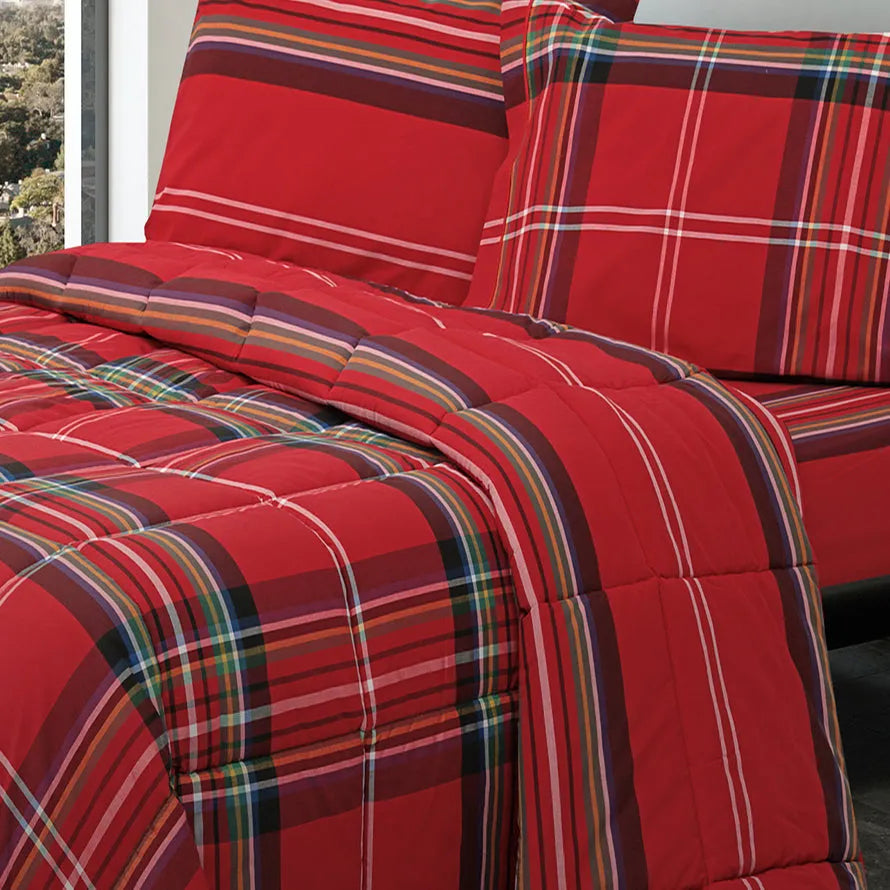 Trapunta in puro cotone percalle tinto in filo Daunex windsor - Home Loves