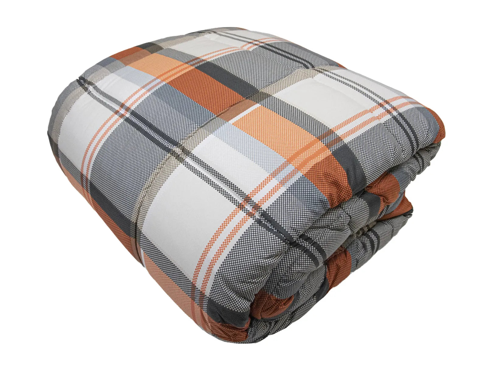 Trapunta invernale in microfibra dublino Daunex colore arancio - Home Loves