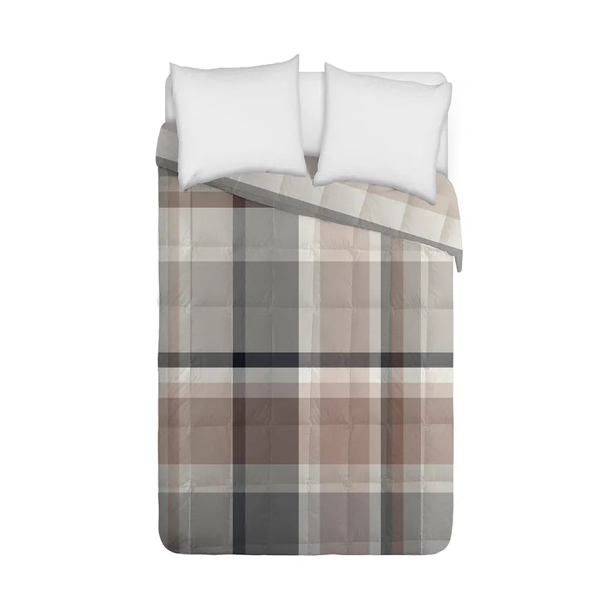 Trapunta Daunex in puro cotone percalle tinto in filo lancaster - Home Loves