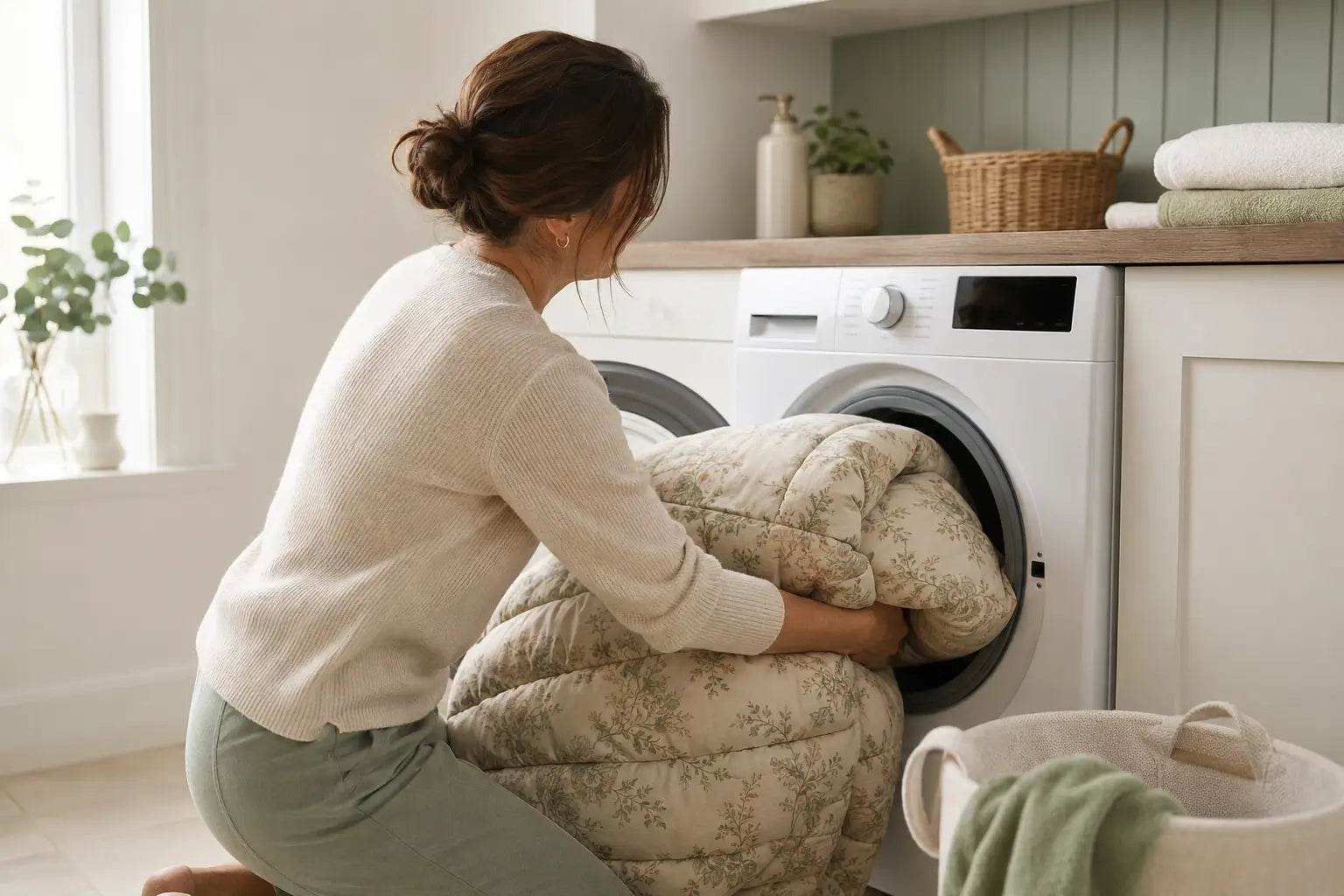 Come lavare la trapunta matrimoniale in lavatrice: kg, programma e asciugatura