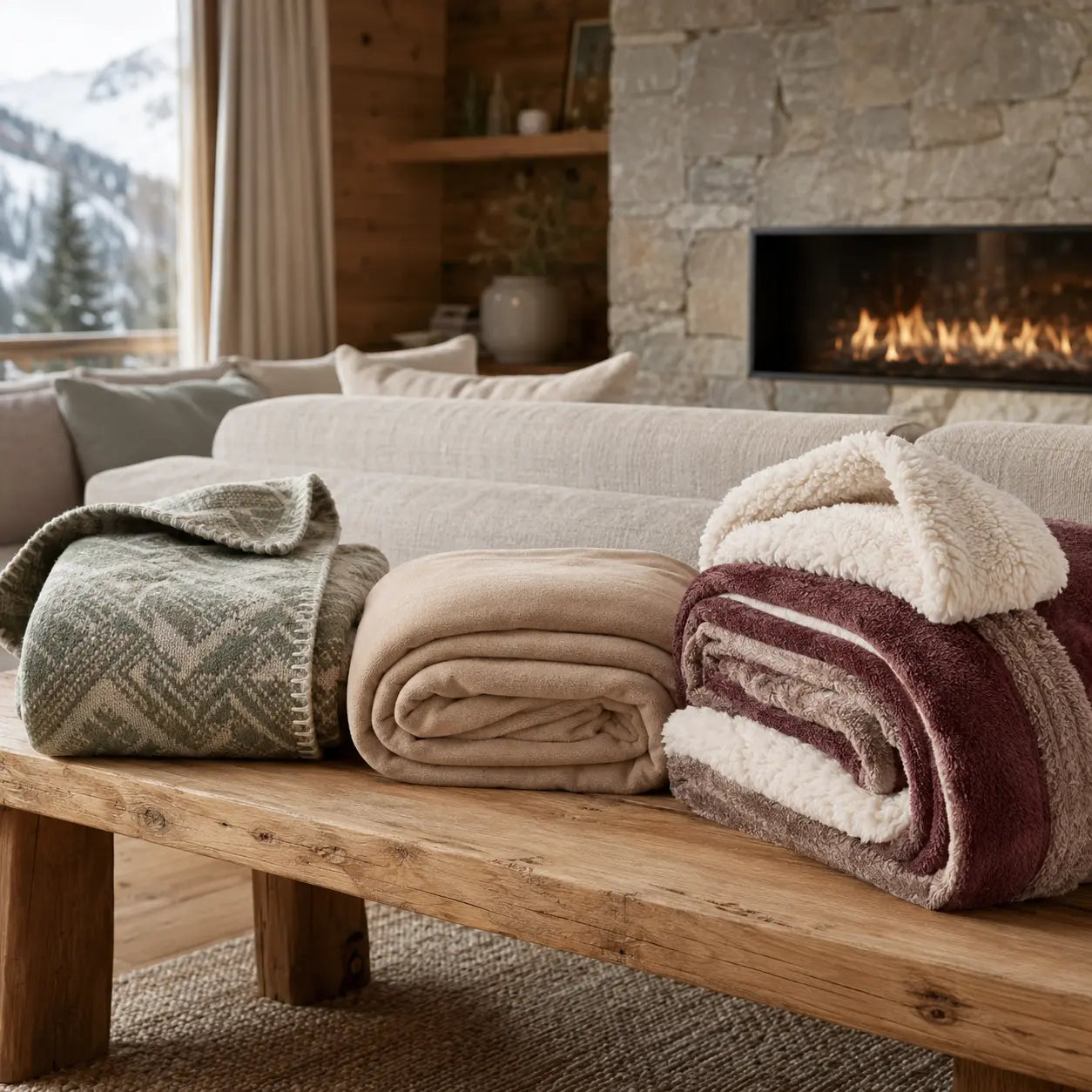 Plaid in lana cotta, pile o Morbidotto: differenze e quale scegliere