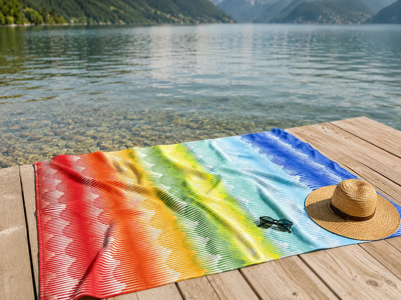 Telo mare in cotone, microfibra o jacquard: quale scegliere?