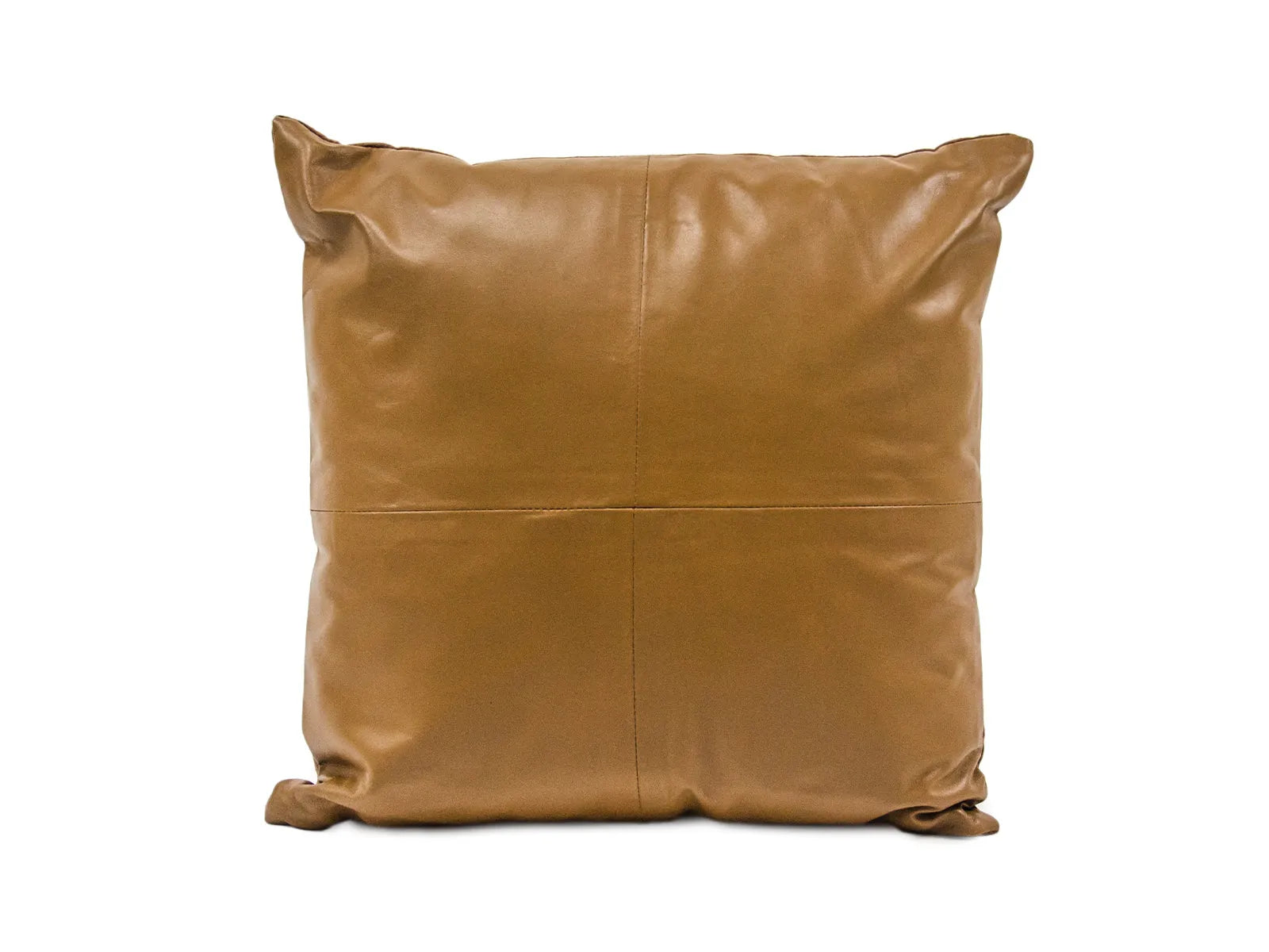 Coussin en cuir et Alcantara design avec intérieur Daunex couleur unie