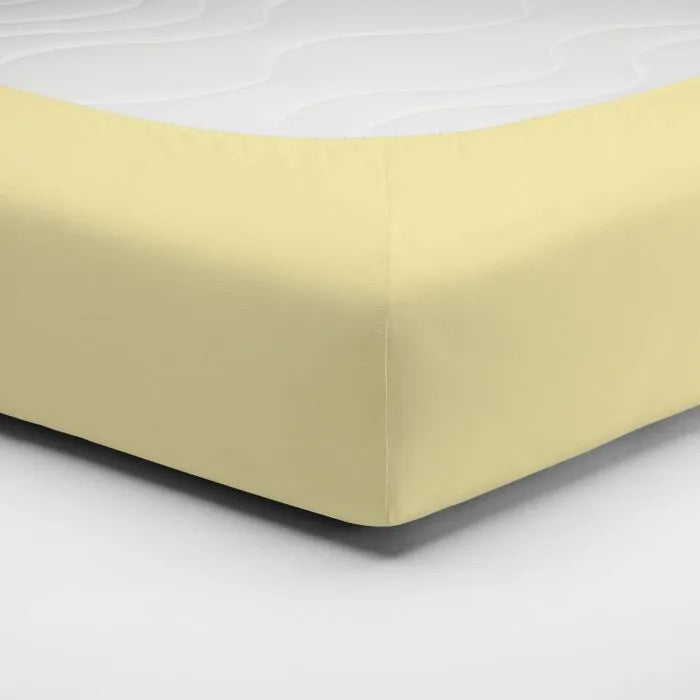 Lenzuolo da sotto basic jersey no stiro schlafgut tinta unita, 15001 - Home Loves