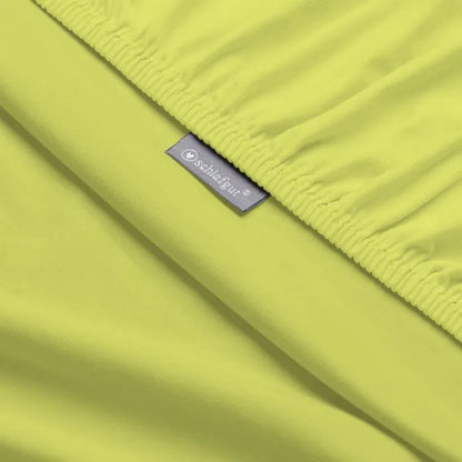 Lenzuolo da sotto basic jersey no stiro schlafgut tinta unita, 15001 - Home Loves