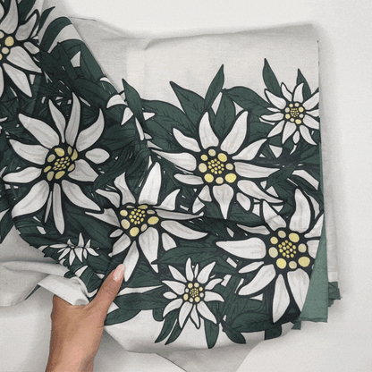 Parure copripiumino Alpiflora in 100% cotone Daunex