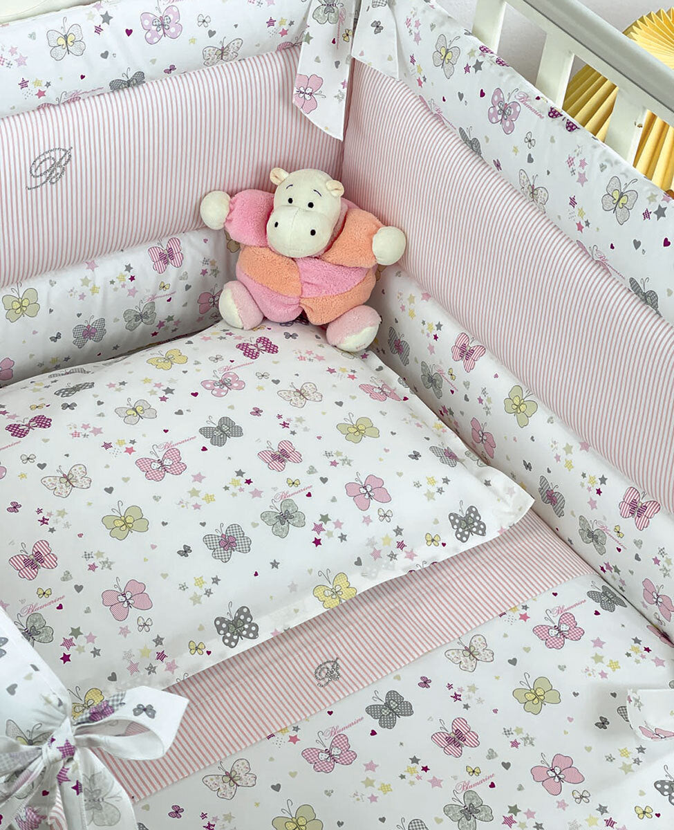 Set copripiumino lettino Farfalle Blumarine